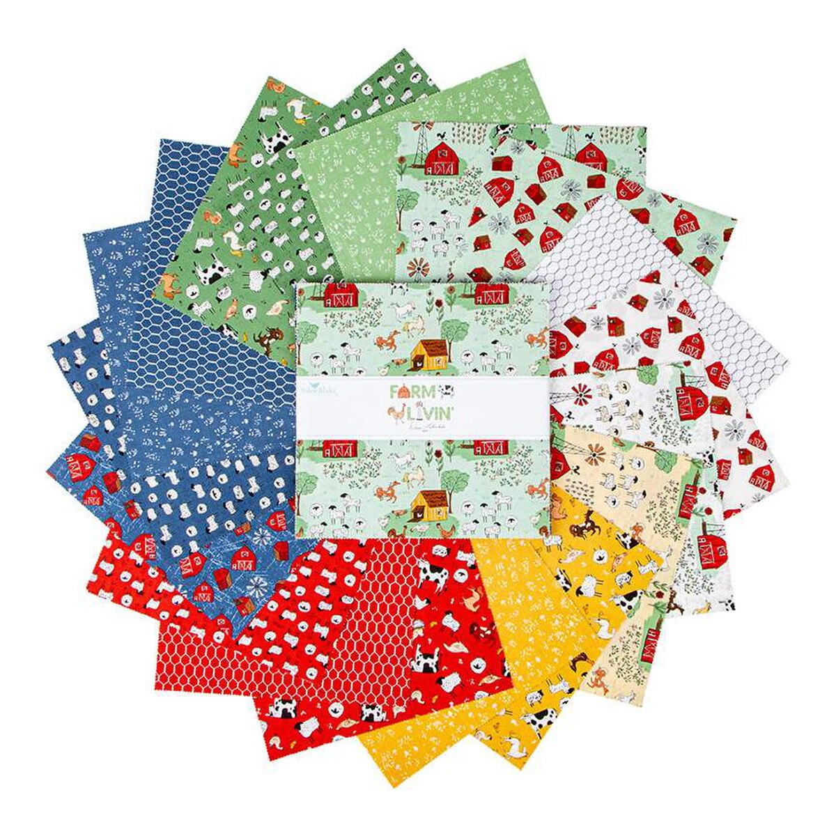 Farm Livin' 10" Stacker by Diane Labombarbe for Riley Blake Designs