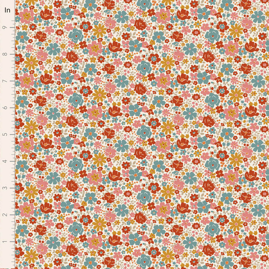 Village Life Warm Cream Esther Yardage by Tilda for Tilda Fabrics