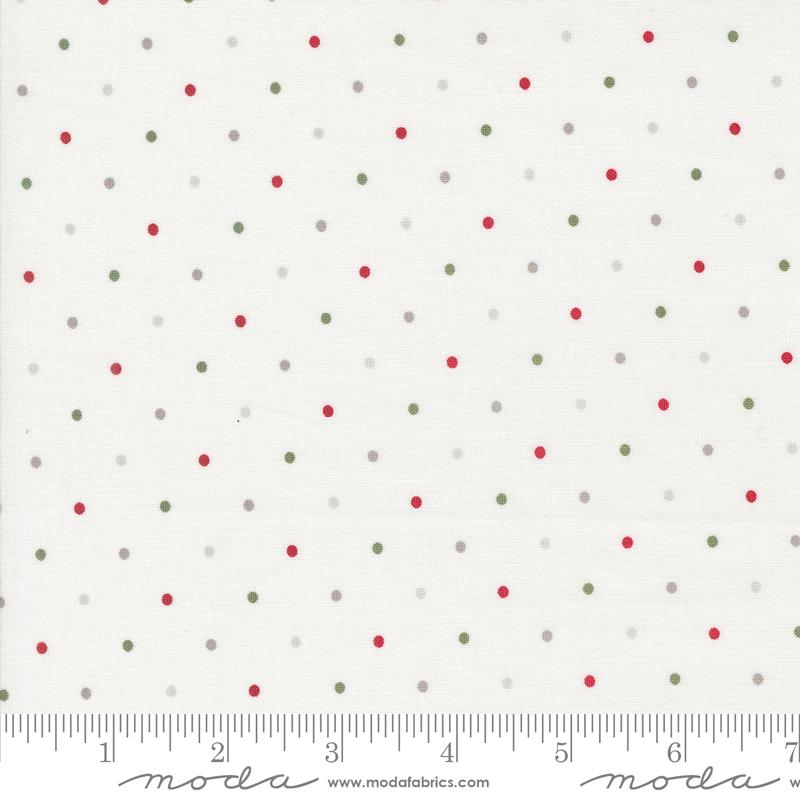 Magic Dot Christmas 108" Wide Yardage by Lella Boutique for Moda Fabrics