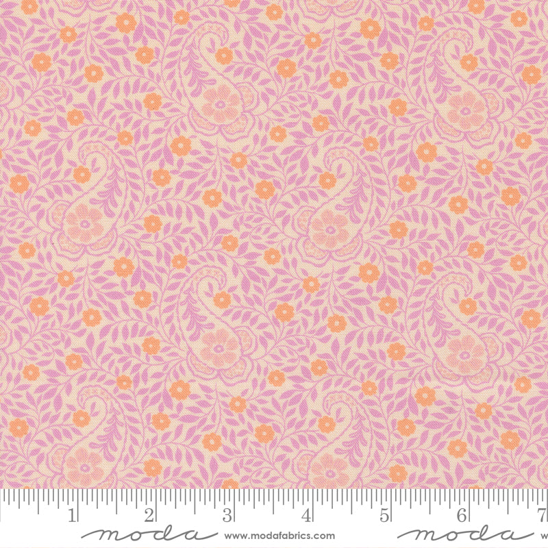 Cannon Beach Sweet Pea Aberdeen Paisley Yardage by Crystal Manning for Moda Fabrics