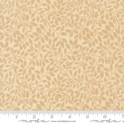 Autumn Forest Cream Hidden in Foliage Yardage by Linn Warme for Moda Fabrics