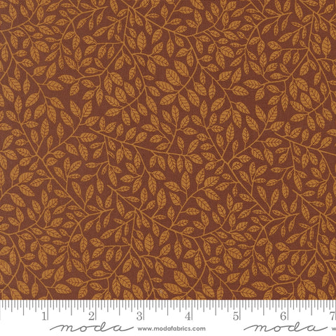 Autumn Forest Russet Hidden in Foliage Yardage by Linn Warme for Moda Fabrics