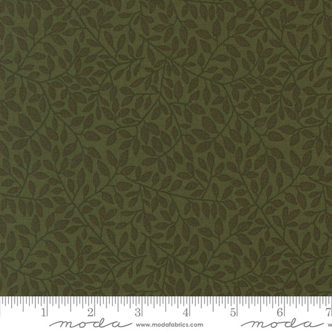 Autumn Forest Leaf Hidden in Foliage Yardage by Linn Warme for Moda Fabrics