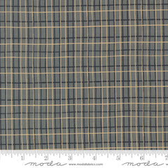 Autumn Forest Dusk Straw Tattersall Yardage by Linn Warme for Moda Fabrics