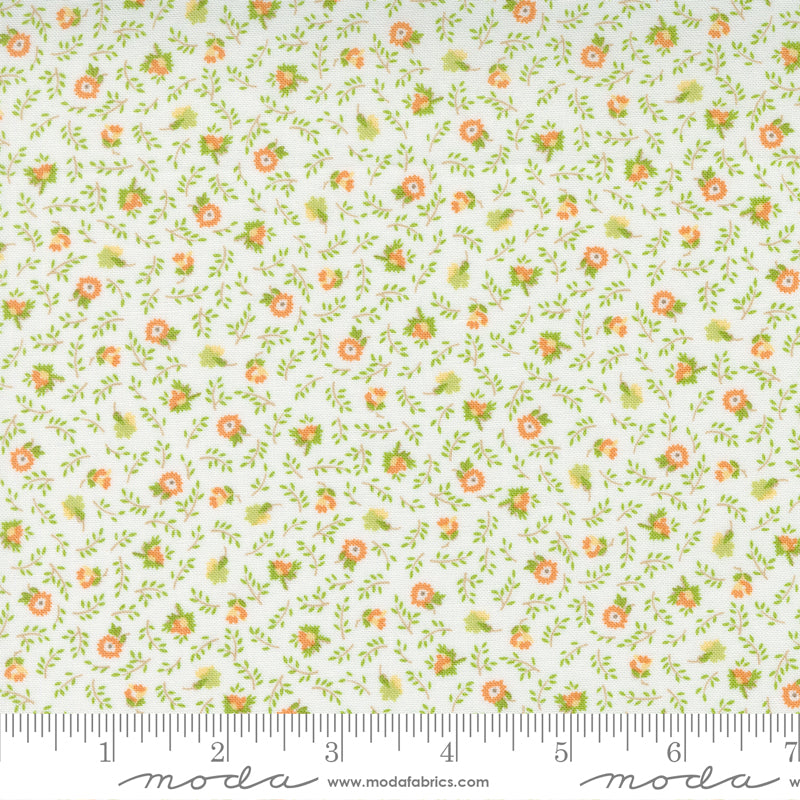 Linen Cupboard Chantilly Leaf Meadow Blossoms Yardage by Fig Tree & Co. for Moda Fabrics
