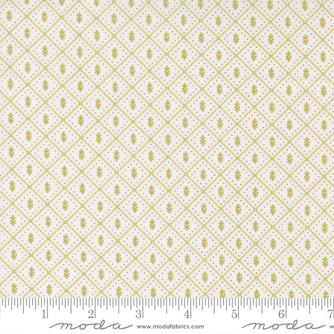 Linen Cupboard Chantilly Leaf Pajamas Yardage by Fig Tree & Co. for Moda Fabrics