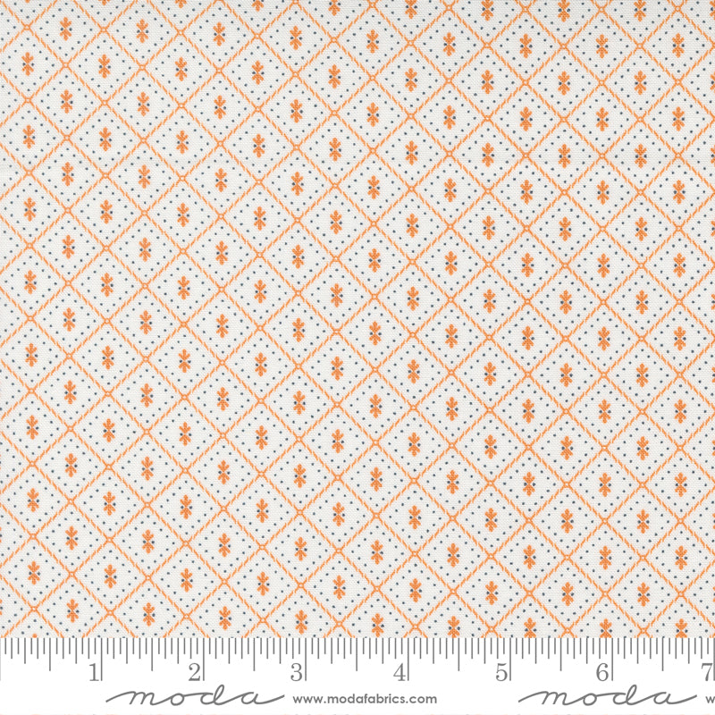 Linen Cupboard Chantilly Orange Pajamas Yardage by Fig Tree & Co. for Moda Fabrics
