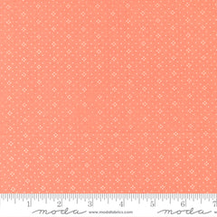 Eyelet Coral Basics Yardage by Fig Tree & Co. for Moda Fabrics