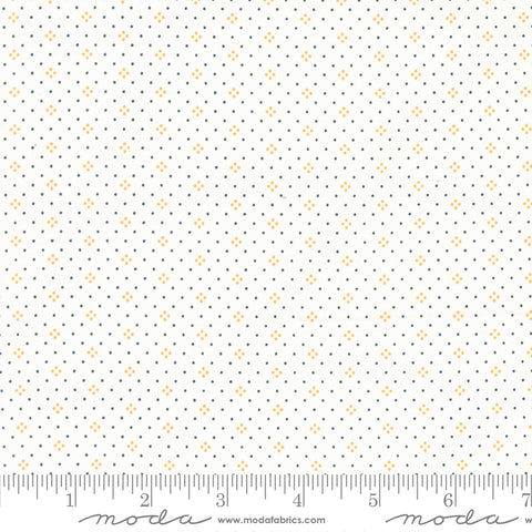 Eyelet Ivory Pumpkin Basics Yardage by Fig Tree & Co. for Moda Fabrics
