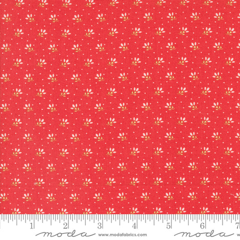 Jelly & Jam Strawberry Ditsy Yardage by Fig Tree & Co. for Moda Fabrics