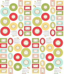 Jelly & Jam Homemade Labels Repeat Panel by Fig Tree & Co. for Moda Fabrics