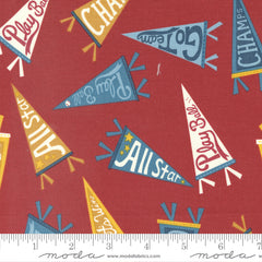 All Star Rust Pennant Party Yardage by Stacy Iest Hsu for Moda Fabrics