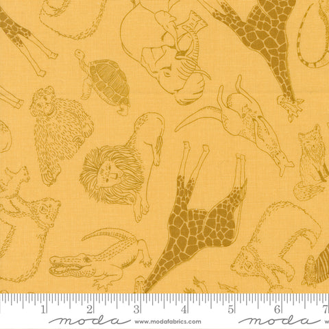 Noah's Ark Sunburst Animal Toss Yardage by Stacy Iest Hsu for Moda Fabrics