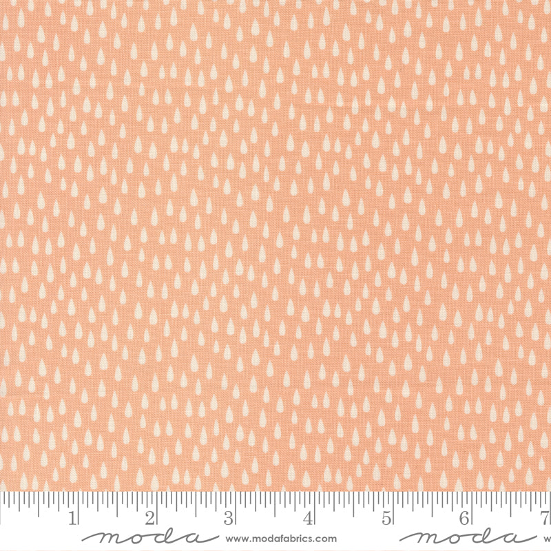 Noah's Ark Peach The Storm Yardage by Stacy Iest Hsu for Moda Fabrics