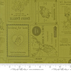 The Great Outdoors Grass Forest Advertising Yardage by Stacy Iest Hsu for Moda Fabrics