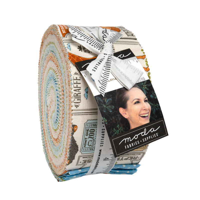 Animal Park Fun Jelly Roll by Stacy Iest Hsu for Moda Fabrics