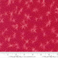 Reindeer Games Poinsettia Red Christmas Sparks Yardage by Me and My Sister for Moda Fabrics
