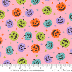 Fab Boo Lous Candy Pink Pumpkin Party Yardage by Me & My Sister for Moda Fabrics