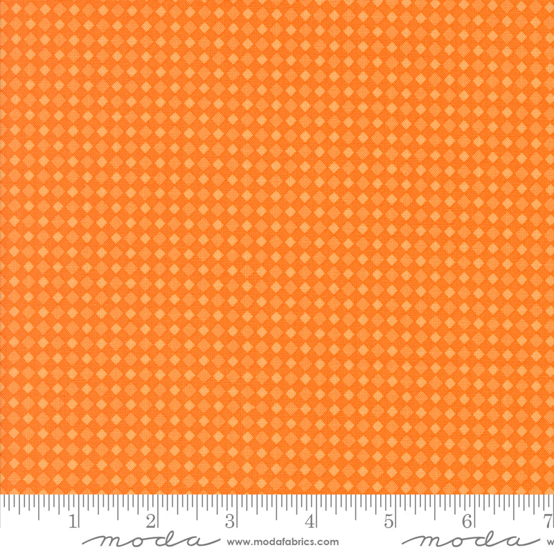 Fab Boo Lous Pumpkin Spooky Gingham Yardage by Me & My Sister for Moda Fabrics
