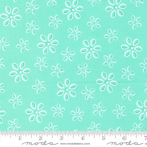 Feed Sacks: Good Works Morning Ribbon Flower Yardage by Linzee McCray for Moda Fabrics