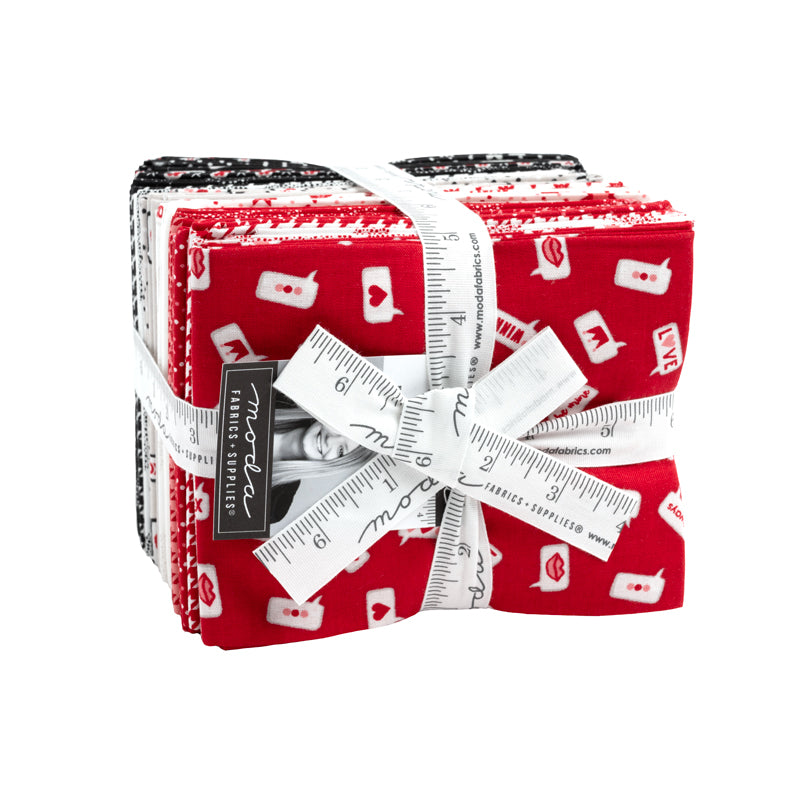 XOXO by Rosenthal Fat Quarter Bundle by April Rosenthal for Moda Fabrics