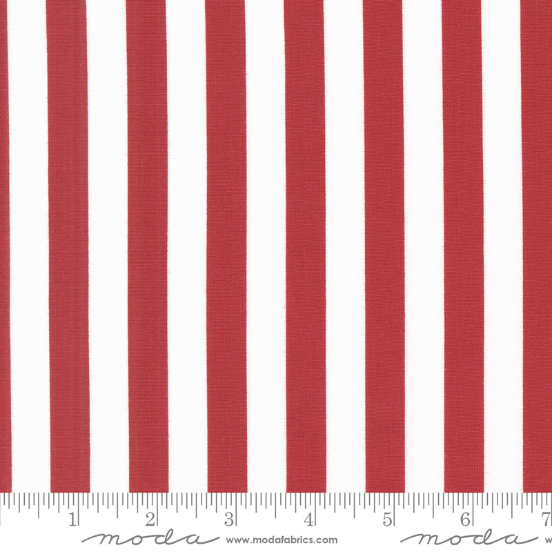 Star Spangled Rocket Flag Stripe Yardage by April Rosenthal for Moda Fabrics