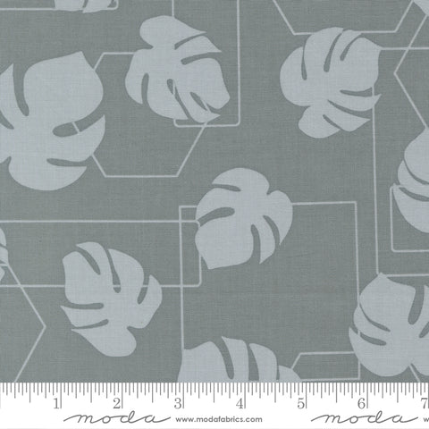 Potted Ocean Monstera Geo Yardage by Kiley's Quilt Room for Moda Fabrics