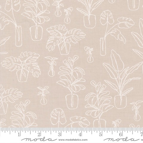 Potted Clay Indoor Jungle Yardage by Kiley's Quilt Room for Moda Fabrics
