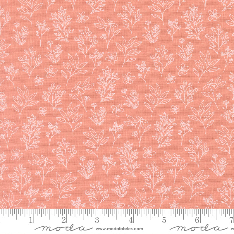 Potted Camellia Cuttings Yardage by Kiley's Quilt Room for Moda Fabrics