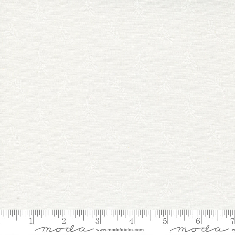 Coriander Seeds White Sprigs Yardage by Corey Yoder for Moda Fabrics