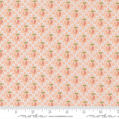 Peachy Keen Bubble Gum Peaches Yardage by Corey Yoder for Moda Fabrics