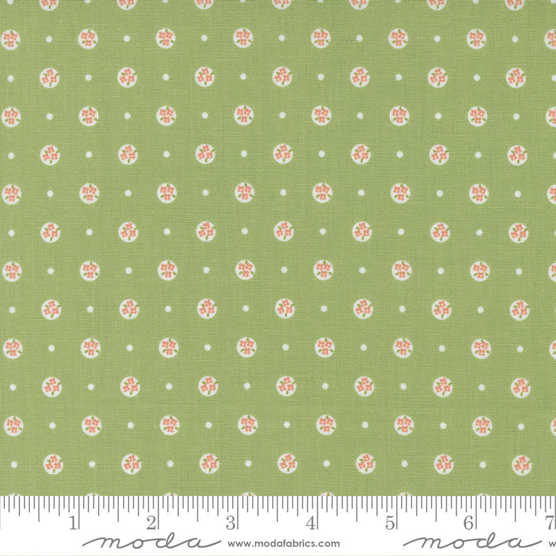 Peachy Keen Fern Posy Yardage by Corey Yoder for Moda Fabrics
