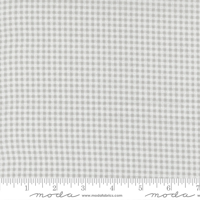 Peachy Keen Grey Weathered Gingham Yardage by Corey Yoder for Moda Fabrics