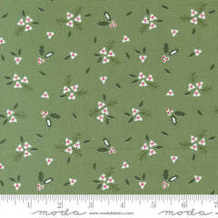 Starberry Green Pine Sprigs Yardage by Corey Yoder for Moda Fabrics