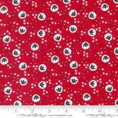 Starberry Red Woolen Small Floral Yardage by Corey Yoder for Moda Fabrics 