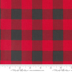 Starberry Red Charcoal Check Yardage by Corey Yoder for Moda Fabrics
