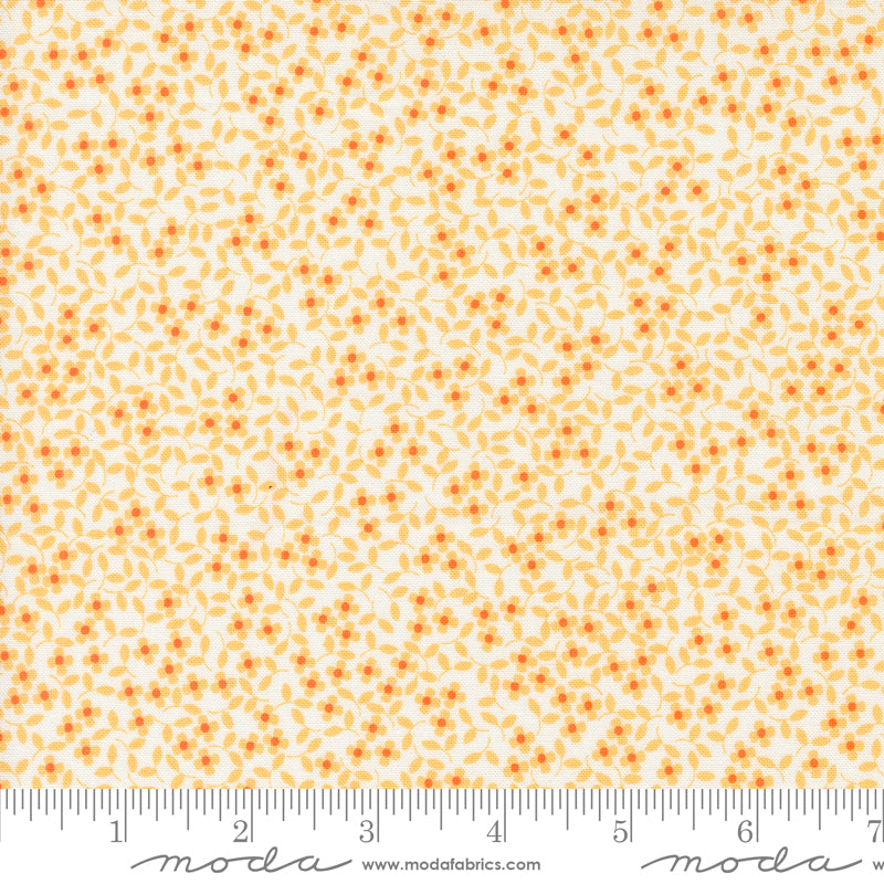 Cali & Co. Cloud Goldenrod Ditsy Yardage by Corey Yoder for Moda Fabrics