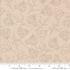 Abloom Stone Spring Sketch Yardage by Corey Yoder for Moda Fabrics