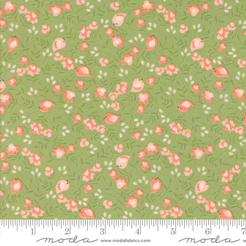 Abloom Cucumber Songbird Yardage by Corey Yoder for Moda Fabrics