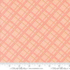 Abloom Bubble Gum Stitched Plaid Yardage by Corey Yoder for Moda Fabrics
