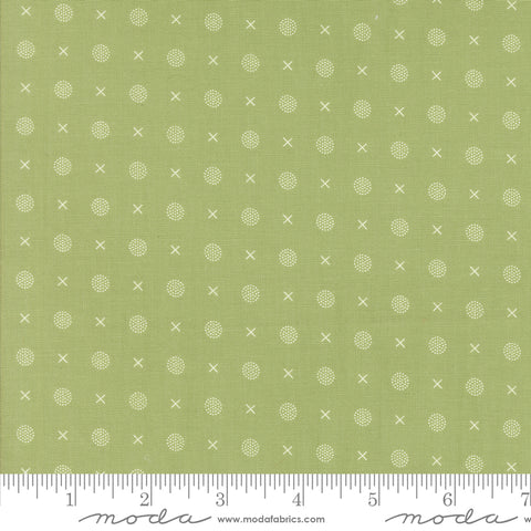 Abloom Cucumber X O Yardage by Corey Yoder for Moda Fabrics