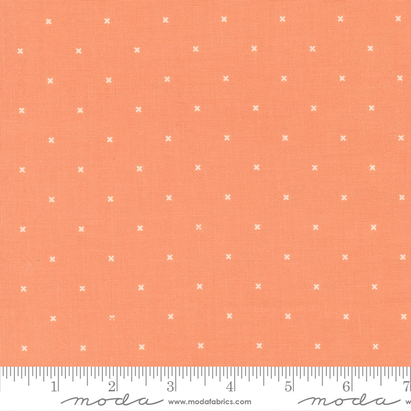 In The Garden Coral Tiny Peel Yardage by Corey Yoder for Moda Fabrics