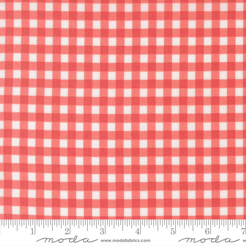 Fruit Salad Flamingo Gingham Yardage by Corey Yoder for Moda Fabrics