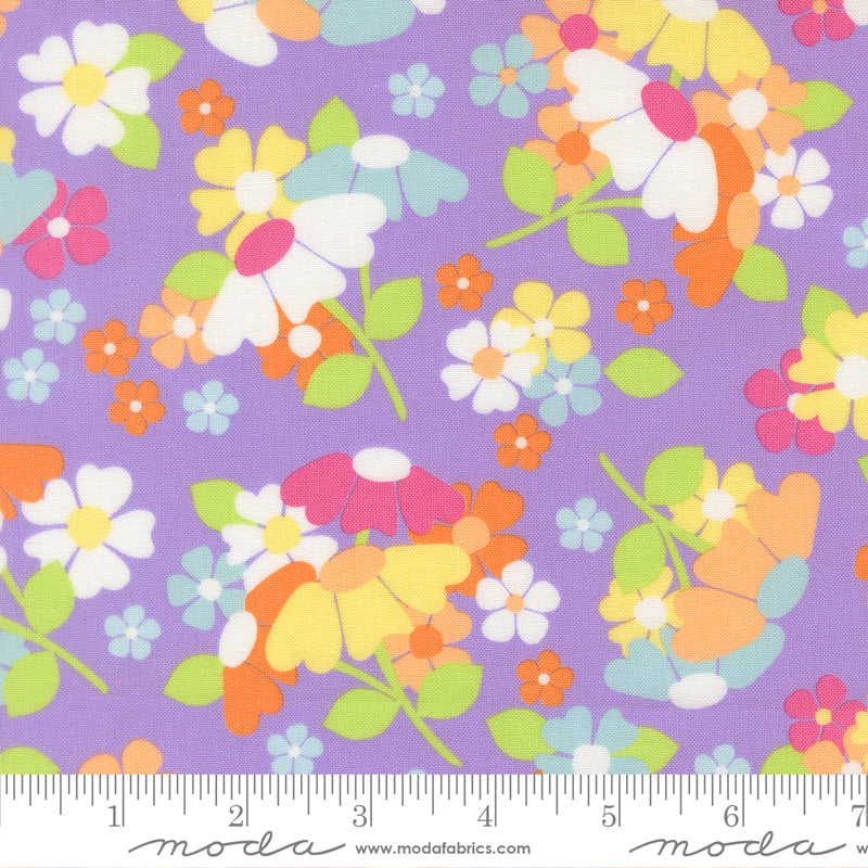 Joysome Lavender Flower Fields Yardage by Corey Yoder for Moda Fabrics