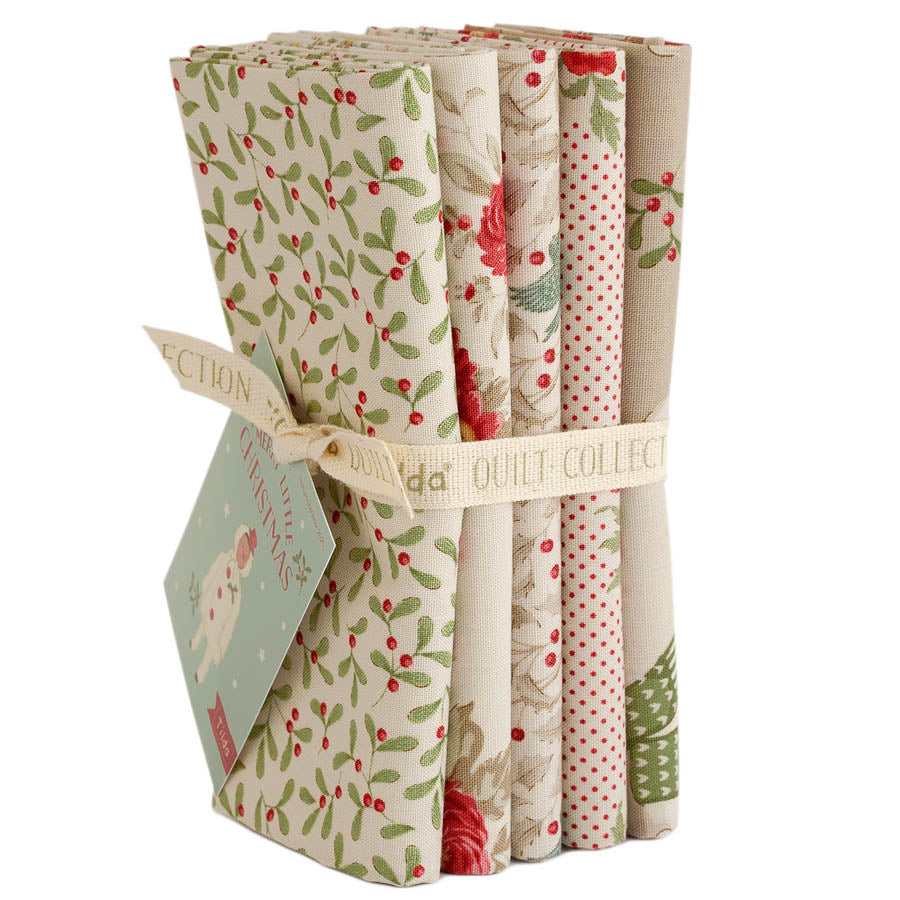 Merry Little Christmas Cream Fat Quarter Bundle by Tilda for Tilda Fabrics