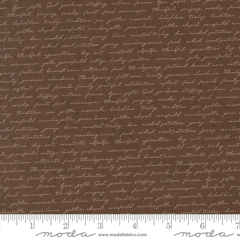 Acorn Hollow Nutmeg Campfire Yardage by Basic Grey for Moda Fabrics