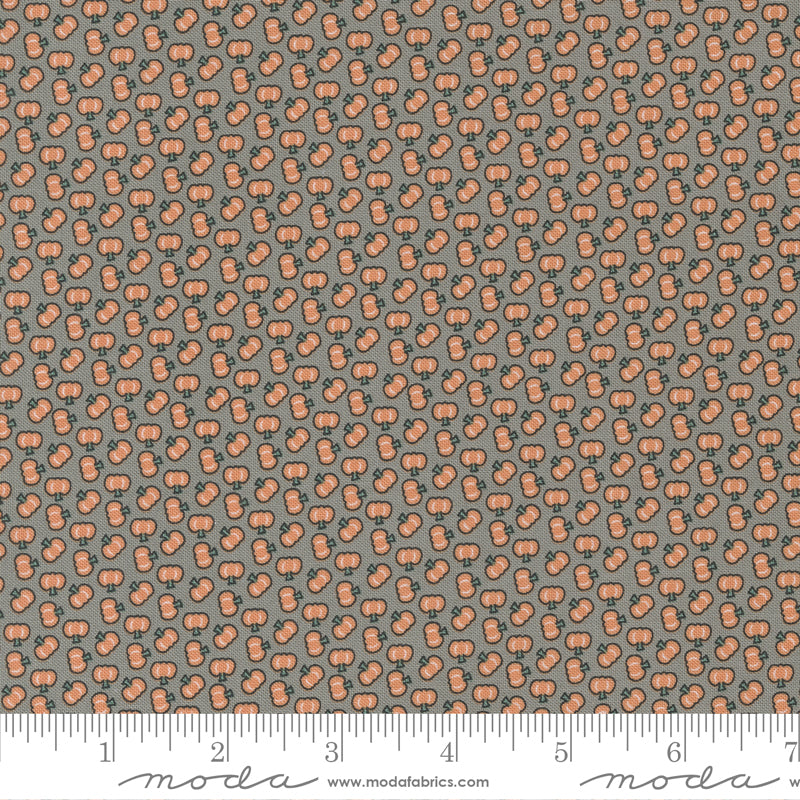 Owl-O-Ween Fog Pumpkin Patch Yardage by Urban Chiks for Moda Fabrics