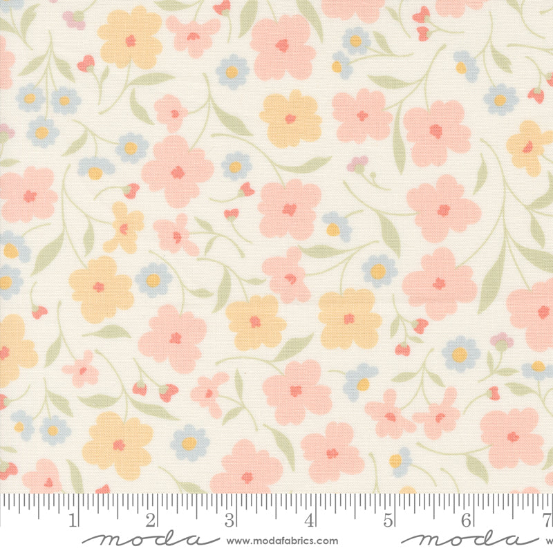 Cottage Charm Porcelain Wallpaper Florals Yardage by Heather Briggs for Moda Fabrics