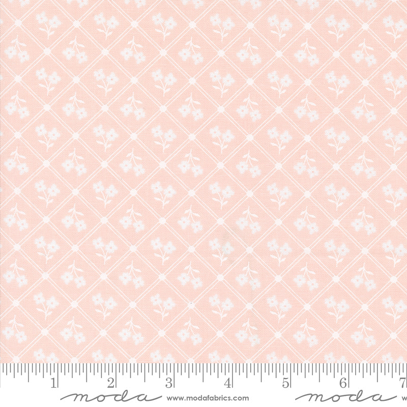 Cottage Charm Koral Kicks Window Pane Yardage by Heather Briggs for Moda Fabrics