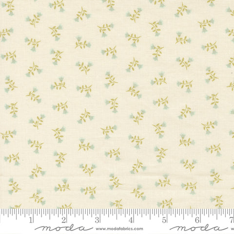 Sunbonnet Porcelain Tossed Petals Yardage by Heather Briggs for Moda Fabrics